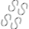 FISHBULL S-Haken 4 mm, Stahl, 4 Stück