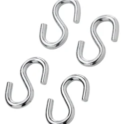 FISHBULL S-Haken 3 mm, Stahl, 4 Stück