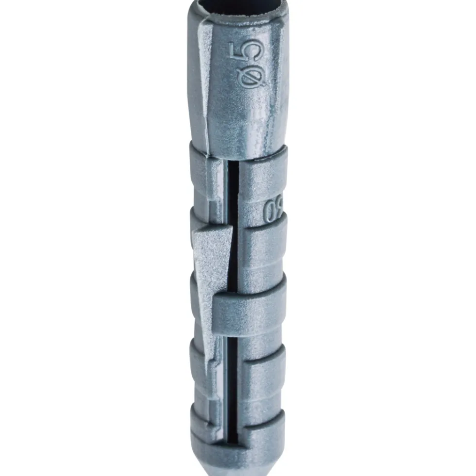 FISHBULL Spreizdübel Ø 5 mm 250 Stück ohne Kragen, aus Nylon