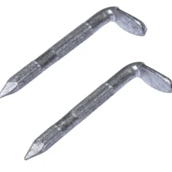 FISHBULL Stahlrillenhaken 4,0 x 40 mm verzinkt, 5 Stück