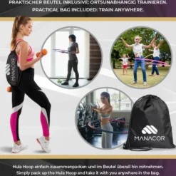 Fitness-Reifen Macacor in Lilapink, inklusive Zubehör