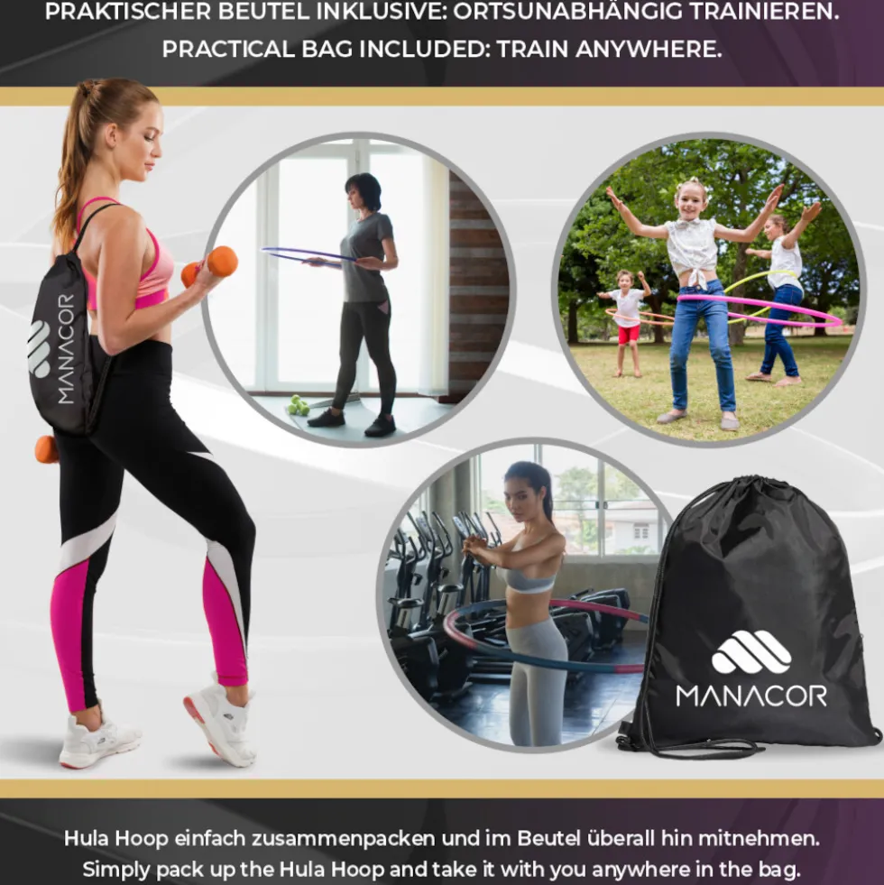 Fitness-Reifen Macacor in Lilapink, inklusive Zubehör
