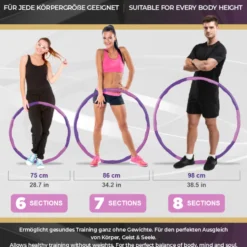 Fitness-Reifen Macacor in Lilapink, inklusive Zubehör