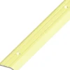 Flach-Abschluss-Profil Aluminium eloxiert 1000 x 30 x 5 mm messingfarben gelocht