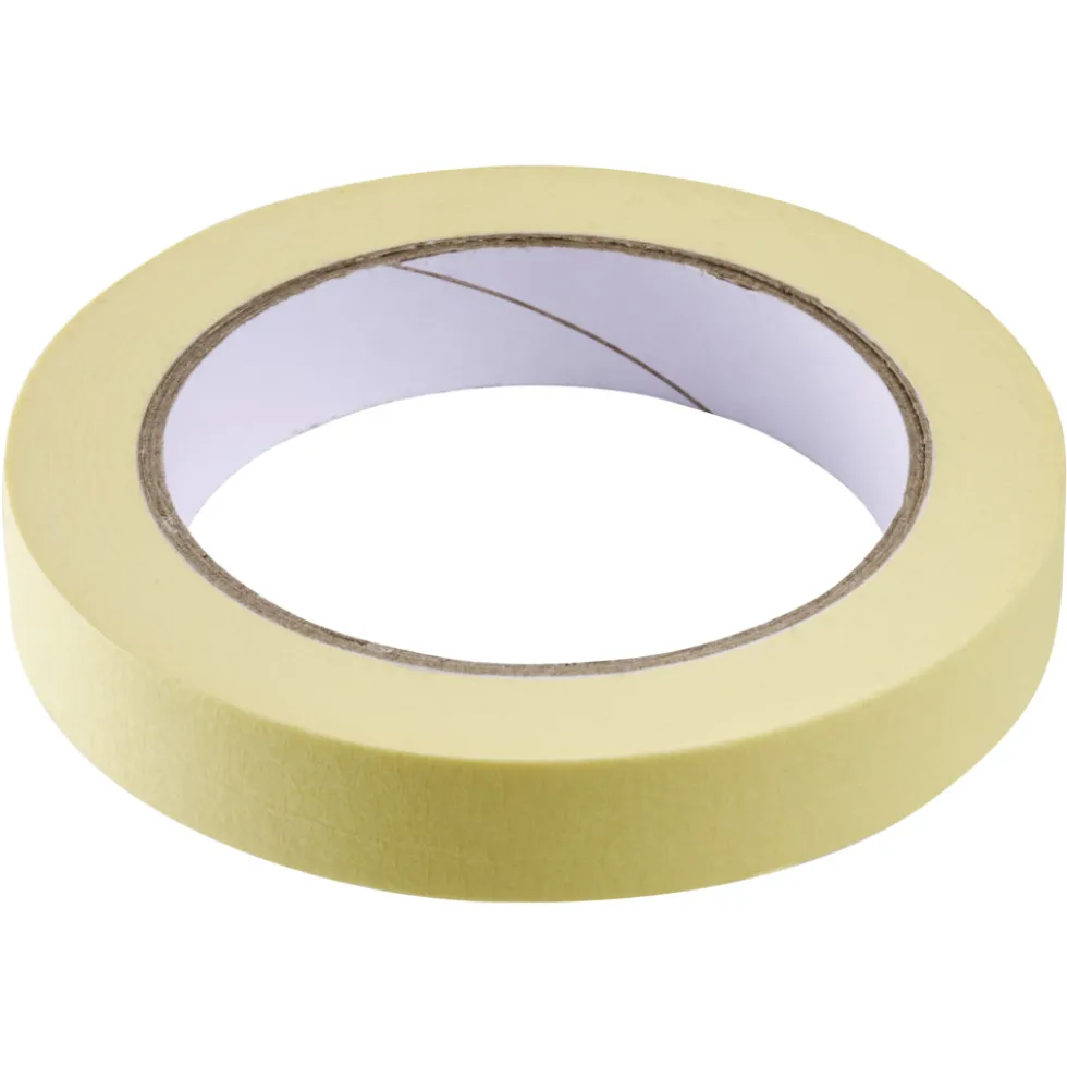 Flach-Kreppband 18 mm x 50 m, mittlere Klebekraft