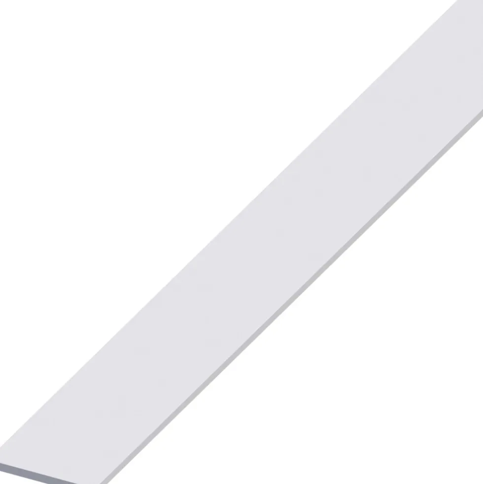 Flachstange Aluminium eloxiert 1000 x 30 x 2 mm silberfarben