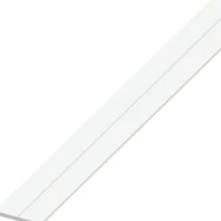 Flachstange 23,5 x 2 mm 1 m Hart-PVC weiß