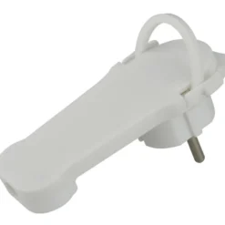 Flachstecker weiß