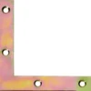 Flachwinkel-Set 60 x 60 x 10 mm 6tlg gelb verzinkt