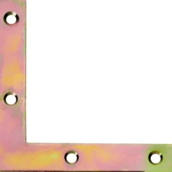 Flachwinkel-Set 60 x 60 x 10 mm 6tlg gelb verzinkt
