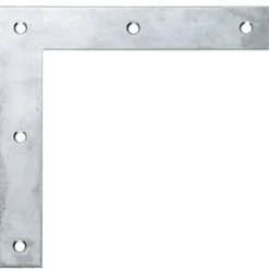 Flachwinkel 120 x 120 x 20 mm aus Edelstahl