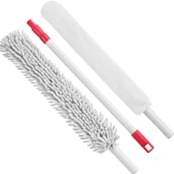 Flachwischer Set 2 Stück mit Teleskopstiel