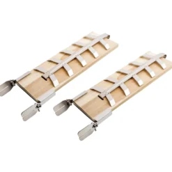 Flammlachsbretter aus Holz 2er-Set