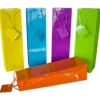 Flaschentasche uni mit Kordel 33 x 10 x 9 cm