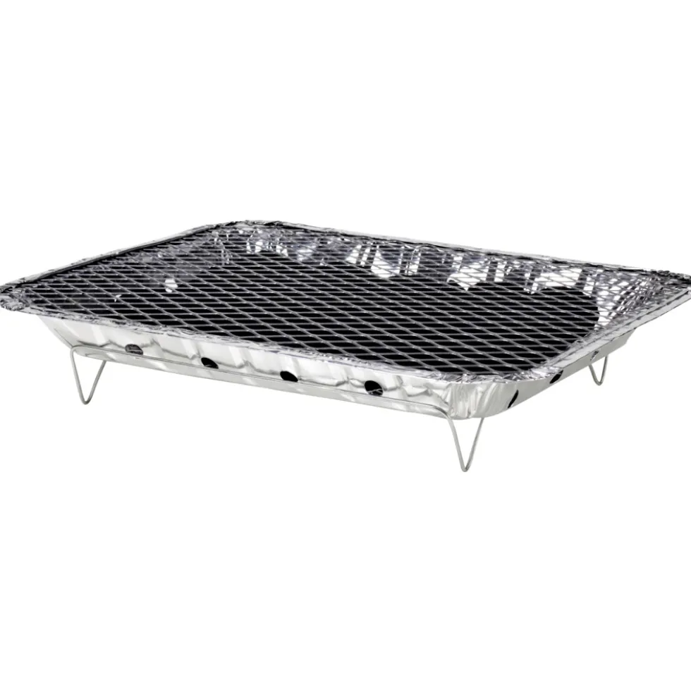Flash Einweggrill mit Grillkohle und Anzündhilfe