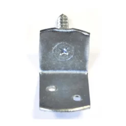Flechtzaunbeschlag 35 x 30 x 40 mm L-Form aus verzinktem Metall