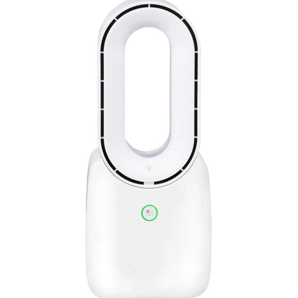 Flügelloser USB-Tischventilator weiß