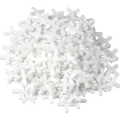 Fliesenkreuz 4 mm 250 Stück aus Kunststoff in weiß