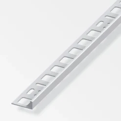 Fliesenprofil Aluminium eloxiert 2500 x 8 x 21 mm silberfarben