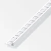 Fliesenprofil PVC 2500 x 10 x 21 mm brillantweiß