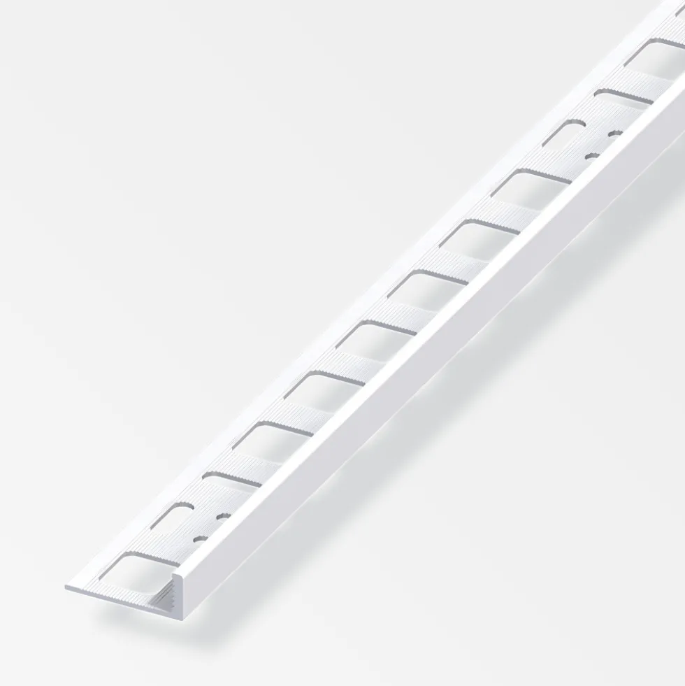 Fliesenprofil PVC 2500 x 10 x 21 mm brillantweiß