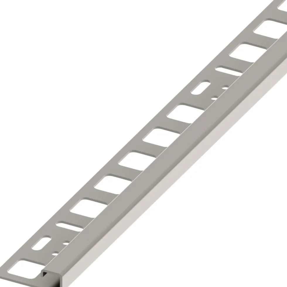 Fliesenprofil Quadrat Edelstahl 2500 x 10 x 20 mm