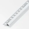 Fliesenprofil Viertelkreis PVC 2500 x 10 x 19,5 mm manhattangrau