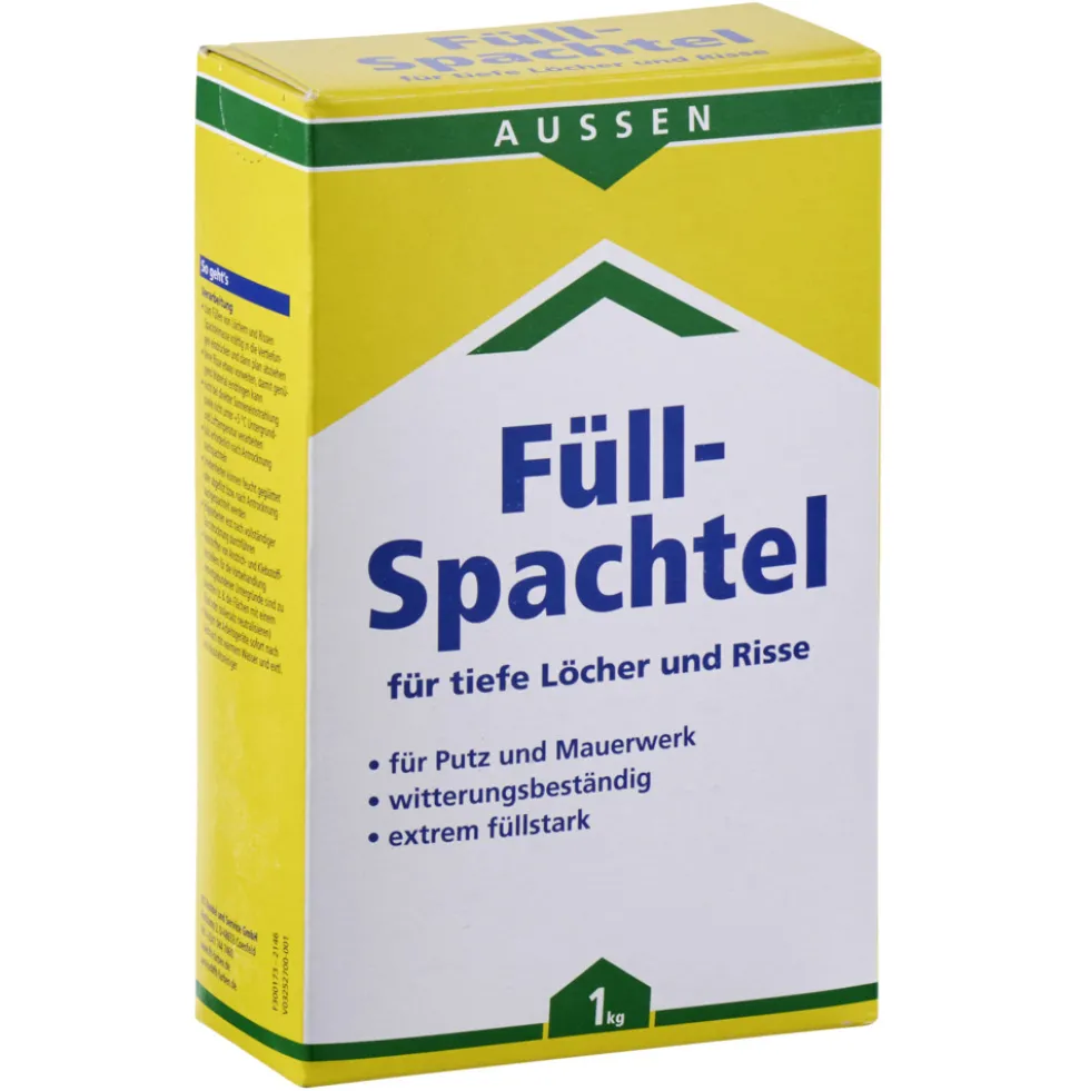 Füllspachtel Außen 1 kg für Putz und Mauerwerk