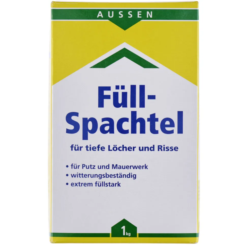 Füllspachtel Außen 1 kg für Putz und Mauerwerk