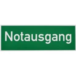 Fluchtweg Notausgang Schild 300 x 105 mm