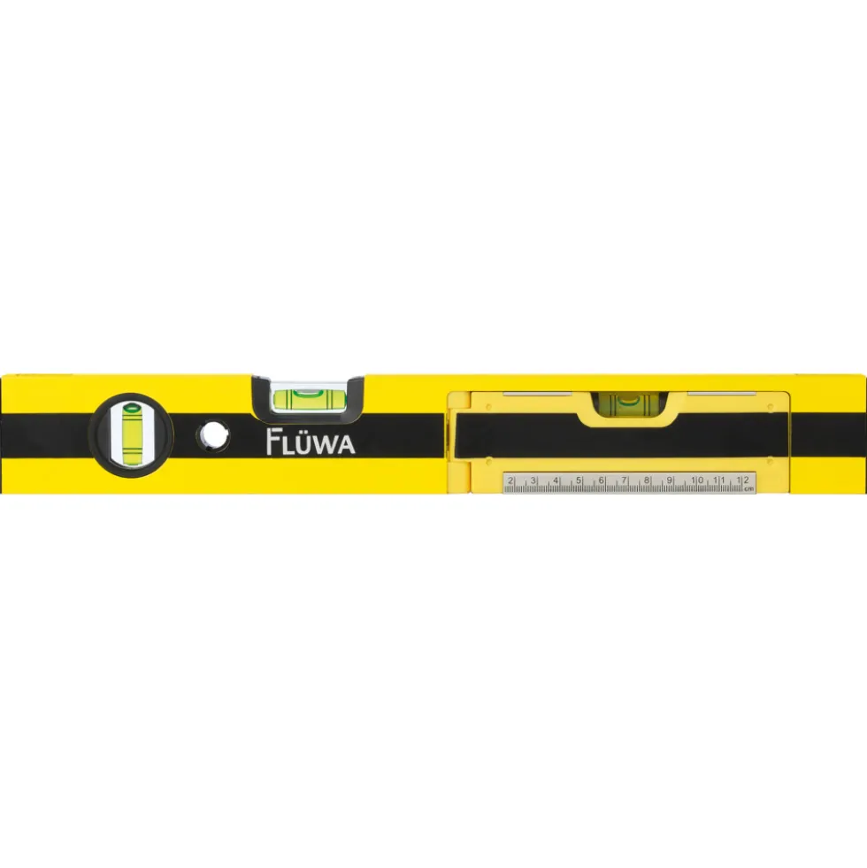 FLÜWA Wasserwaage Gelb-Schwarz 40 cm Aluminium