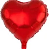 Folienballon Herz mit Aufblashalm