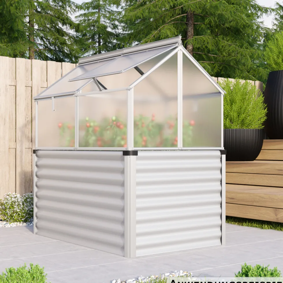 Frühbeet "Paris" blank mit Unterbau