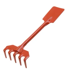 Friedhofsgerät 2in1 Metall pulverbeschichtet orange