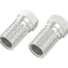 F-Stecker 5,5 mm schraubbar, 2 Stück