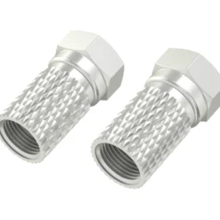 F-Stecker 5,5 mm schraubbar, 2 Stück