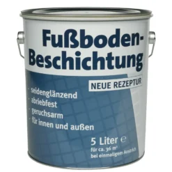Fußbodenbeschichtung kieselgrau für ca. 36 m²