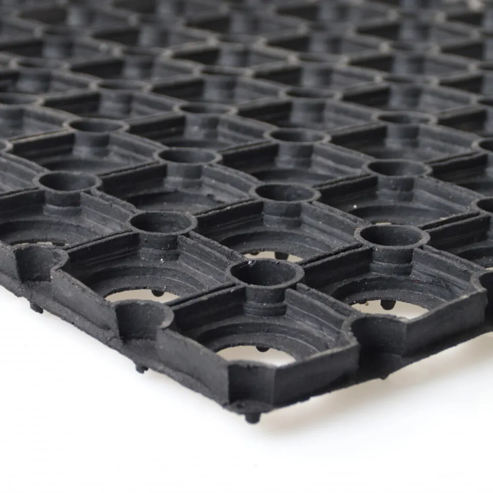 Fußmatte aus Gummi 100 x 50 cm, Ringform