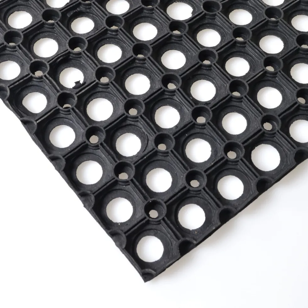 Fußmatte aus Gummi 60 x 40 cm, Ringform