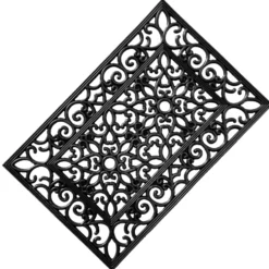 Fußmatte Belvilla 60x40 cm aus Gummi mit Ornament
