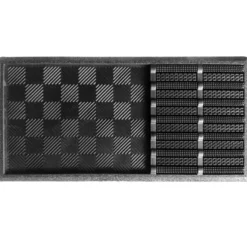 Fußmatte Kombi Monsun 2in1 80 x 40 cm, Schuhabstreifer, Schuhablage