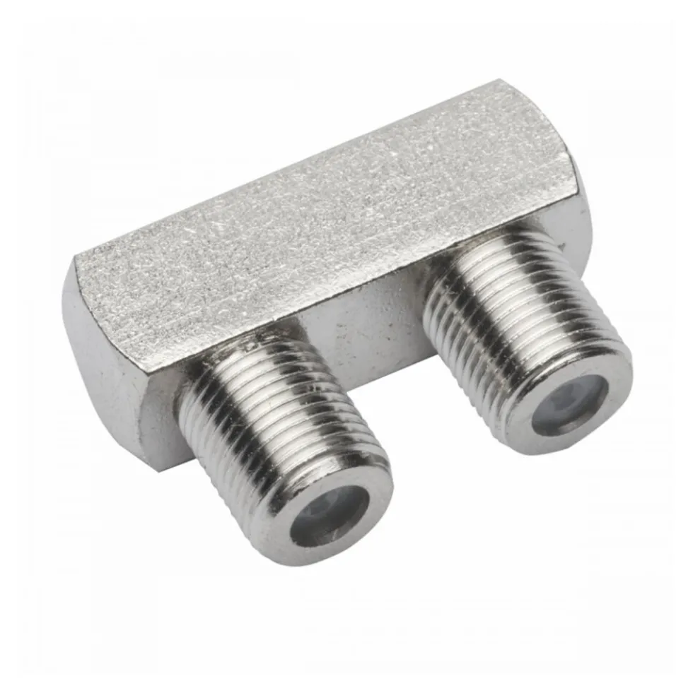 F-Verbinder Kupplung/Kupplung U-Form Metall SAT Koaxialkabelverbinder