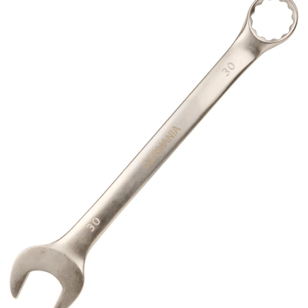 Gabel Ringschlüssel 30 mm, satiniert