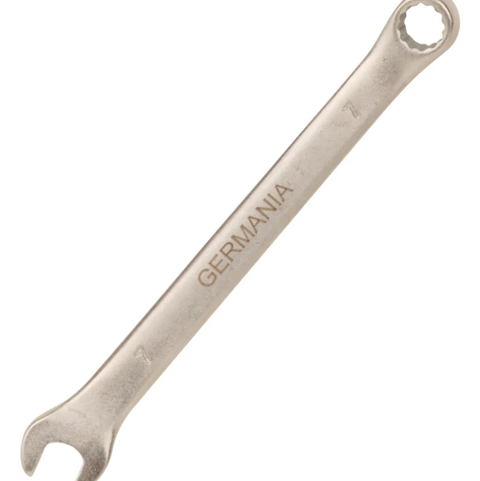 Gabel Ringschlüssel 7 mm, satiniert