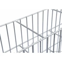 Gabione JUMBO 1016 x 266 x 1208 mm inklusive Pfosten