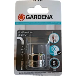 GARDENA Perlstrahl-Gewindeadapter M22x1 26,5mm G3/4" aus Metall