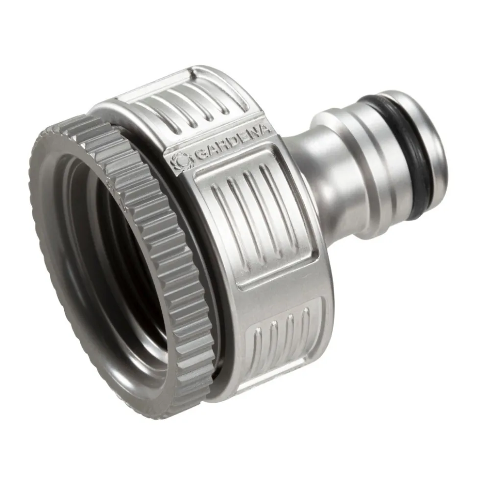 GARDENA Premium Hahnverbinder G1" 33,3 mm aus Metall
