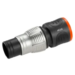 GARDENA Schlauchverbinder 1/2"-5/8" aus Metall mit Wasserstopp