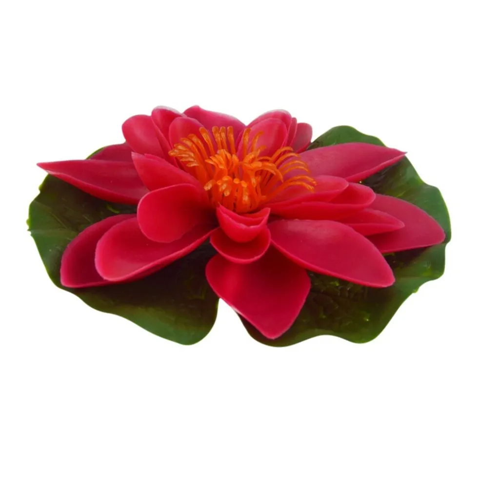 Gardena Seerose Kunststoff Ø13 cm rot -B-Ware