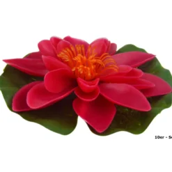 GARDENA Seerose Kunststoff Ø13 cm rot, 12 Stück - B-Ware